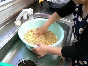 何度も洗う