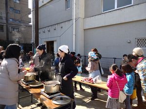育成会のおかあさん、美味しいです