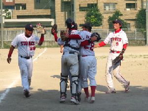 優勝の瞬間!