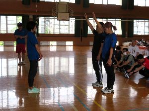 選手宣誓!(男子:大荒、女子:黒3)